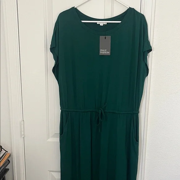 Green Midi Dress - Picture 5 of 8